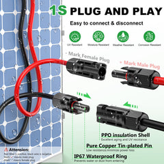 Oududianzi cable temperature rating tag showing wide operating range benefit