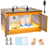 OUJIMAI brooder box front view showing compact design and benefits