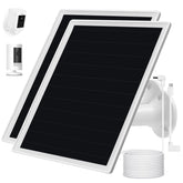 OuOudoit solar panel front view showing solar cells and branding, reliable outdoor power