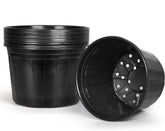 OUPSAUI 5-gallon pot front view showing shape and black finish for versatile planting