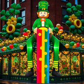 OurWarm leprechaun front view showing cheerful design and festive appeal