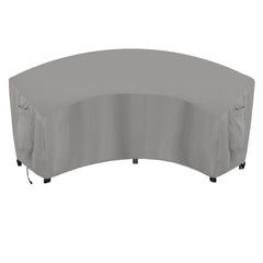 OutdoorLines front view showing fitted curved sectional protection and neat coverage