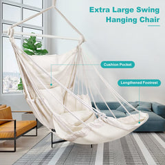 Outerman footrest and rope detail highlighting ergonomic support and secure hanging