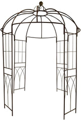 OUTOUR birdcage gazebo front view showing elegant silhouette and garden focal point