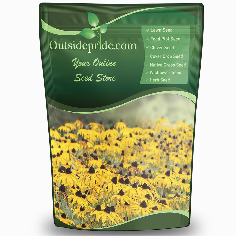 Outsidepride front packaging showing 1 lb seed bag and product details, easy planting benefit