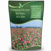 Outsidepride front packaging of 5 lb red clover seed showing product benefit