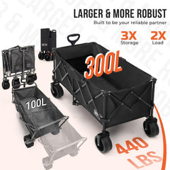 Overmont folded compact profile demonstrating easy trunk-friendly storage