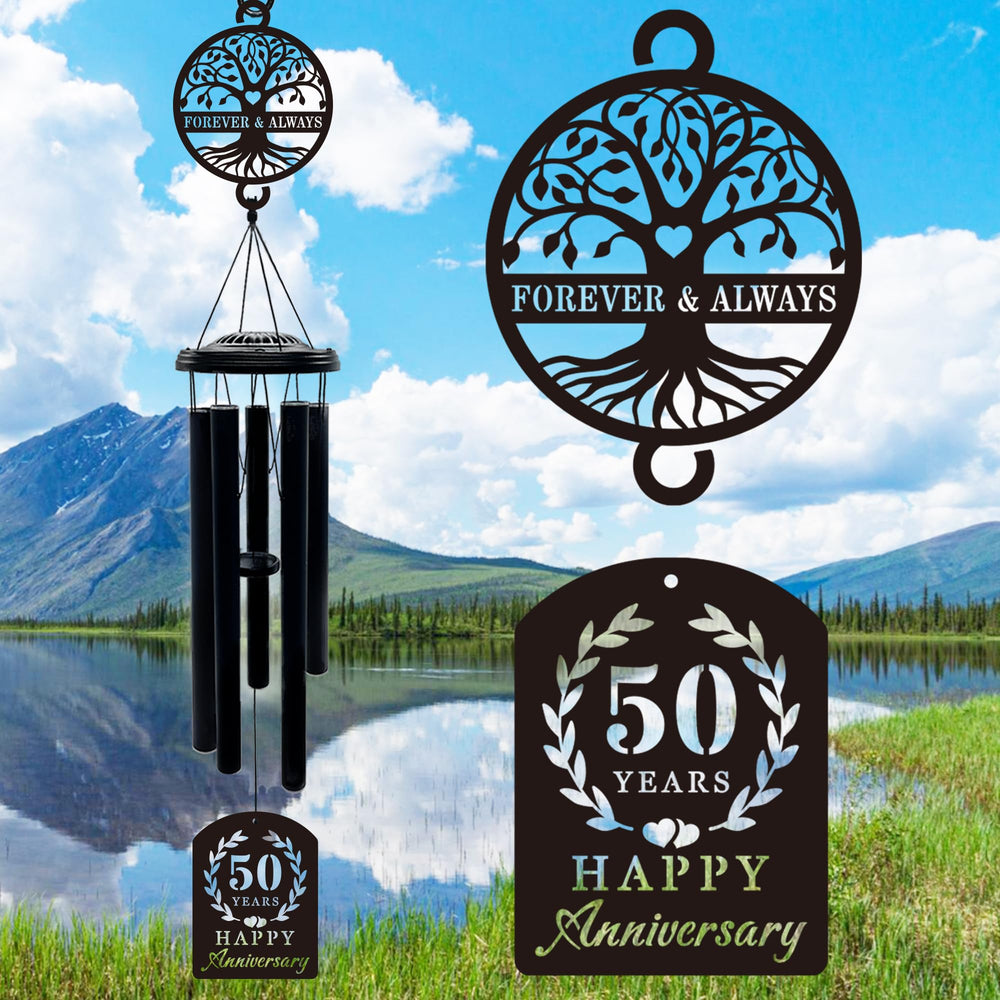 OWFCBEI Tree of Life front view showing elegant golden finish and symbolic design benefit: meaningful anniversary focal point