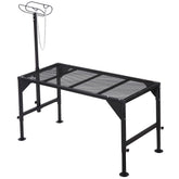 Oxphanor front view of sheep stand showing sturdy platform benefit