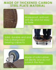 PACETAP top view showing integrated drain holes for tidy watering and runoff control