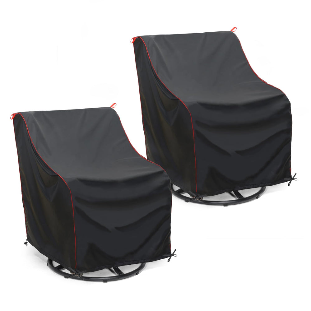 PAKISOU front view covering a patio chair protecting from rain
