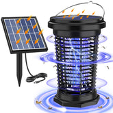PALONE front view showing unit and ground solar panel for versatile placement and protection