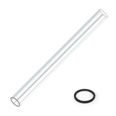 PAMAPIC front view of replacement glass tube showing full length and fit benefit