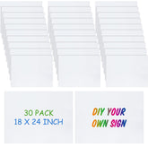 Pangda front view of 30-pack signs showing neat stack and ready-to-use convenience