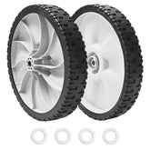 Parts Camp front view of wheel showing full profile and ready replacement benefit