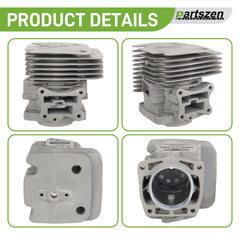 partszen cylinder piston piston detail highlighting ring grooves and fit benefit