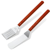 Patelai front view of both spatulas showing full 20-inch reach and utility