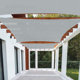 Patio Paradise front view canopy showing full coverage and sun reduction