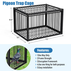 PAUQRWIE open trap with bait placed inside demonstrating easy access and attraction