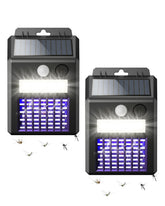 Peepst front view showing lamp and UV light, keeps patio insect-free