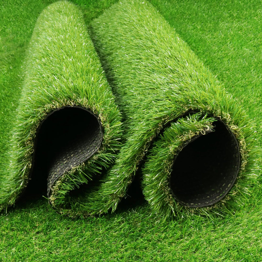 PENFHF front view of 4x6 ft turf showing realistic lawn look and curb appeal