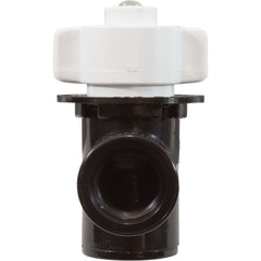 Pentair control valve beside ruler showing 1/2-inch scale for fit clarity