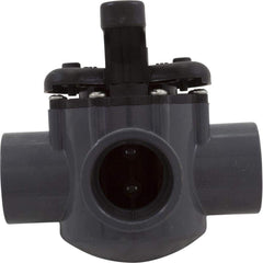 Pentair valve 2-inch spigot connection showing secure fit and leak resistance