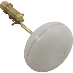 Pentair close-up of valve threads and seat highlighting brass corrosion resistance