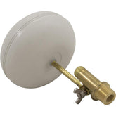 Pentair brass float valve front view showing compact durable body and easy mounting