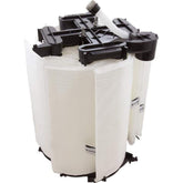 Pentair grid assembly front view showing full filter element and easy replacement benefit