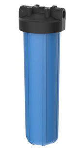 Pentek Big Blue front view showing housing and ports, durable protection
