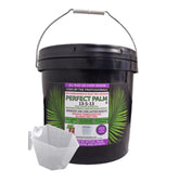 Perfect Palm pail front view showing weight and benefits