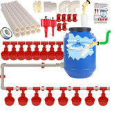 perfsign front packaging showing complete automatic chicken waterer kit benefit: ready-to-install