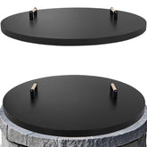 Permade front view of lid showing full coverage and weather protection benefit