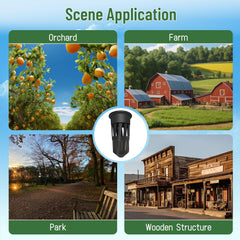 Pestoptek station installed in garden perimeter for early termite activity detection