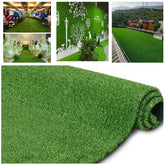 Petgrow full 7x12 turf panel laid flat showing neat lawn look and easy install