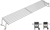 PETKAO front view warming rack showing full stainless-steel shelf and fit