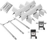 PETKAO front assembly showing complete burner kit and quick replacement benefit