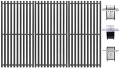 PETKAO front view of three-piece replacement grates showing OEM fit benefits