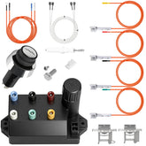 PETKAO front panel with chrome button showing easy replacement benefit