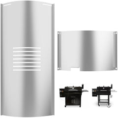 PETKAO front view of flame broiler kit showing complete replacement components that restore performance