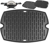 PETKAO front view griddle plate showing fit and size benefit