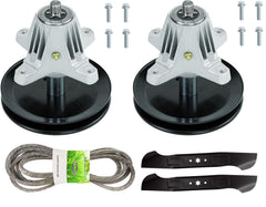 PetMigo spindle front assembly showing mounting holes and sturdy construction to restore deck stability