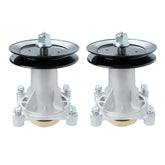 PetMigo front view of two spindle assemblies showing ready-to-install hardware and fit
