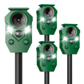 PEXPEL front view of four-pack protecting yard with no chemicals