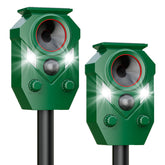 PEXPEL front view of device showing compact green housing and controls for easy setup