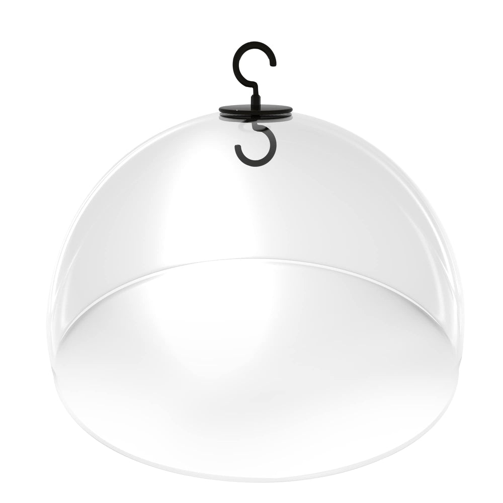 PFNRTH squirrel baffle front view showing durable acrylic and smooth surface for pest control