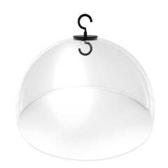 PFNRTH squirrel baffle front view showing durable acrylic and smooth surface for pest control