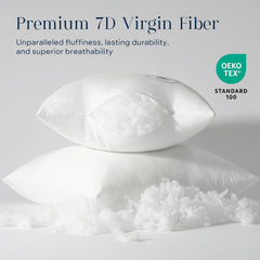 Phantoscope virgin fiber filling detail showing soft resilient texture for long-lasting support