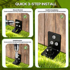 PHATRIP sharp tip detail for easy penetration into turf, speeds installation